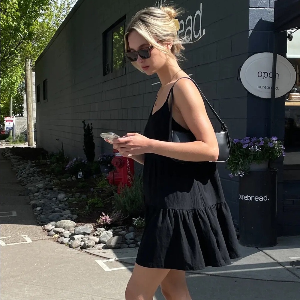 Orange Oak + Fort TIERED MINI DRESS - Picture 4 of 5